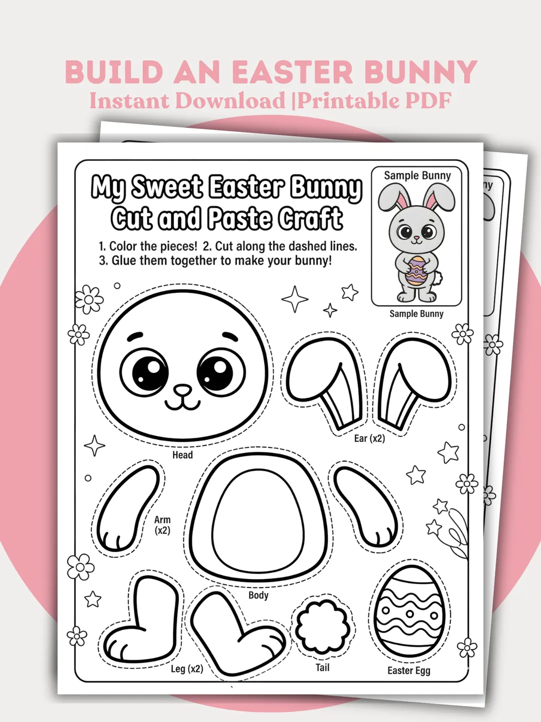 cut and paste easter worksheets cut and paste easter worksheets