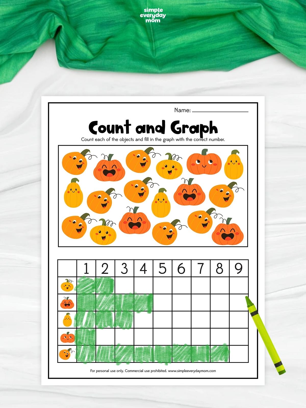 thanksgiving pumpkin graphing worksheet thanksgiving pumpkin graphing worksheet