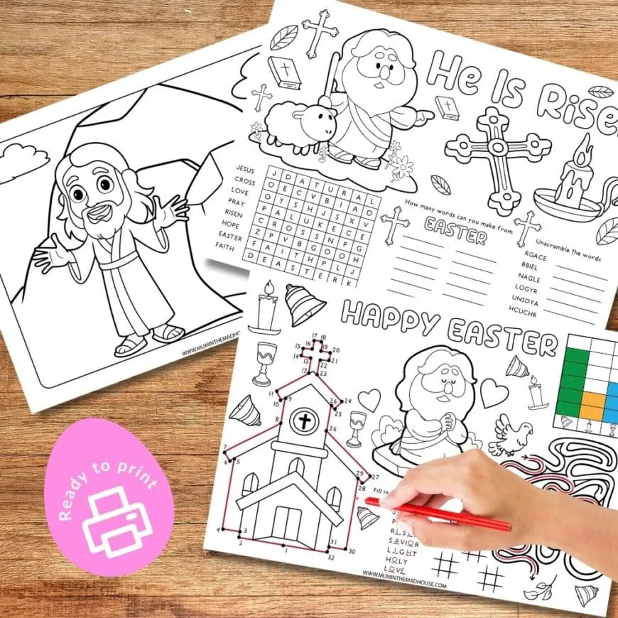 jesus easter worksheets jesus easter worksheets