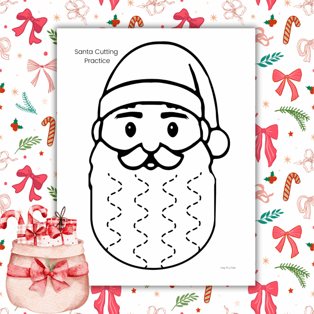 christmas cutting worksheets christmas cutting worksheets