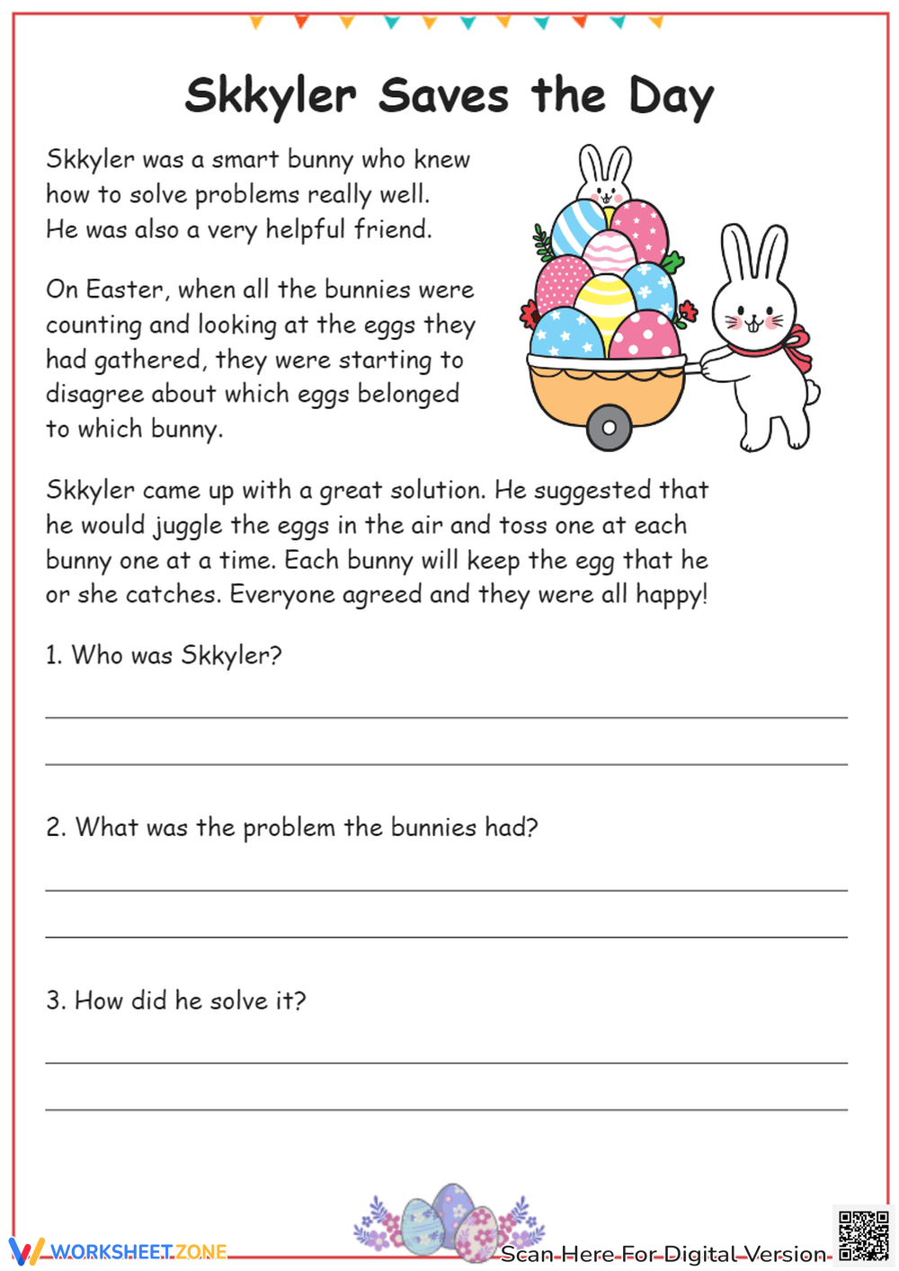 esl easter reading comprehension worksheets esl easter reading comprehension worksheets