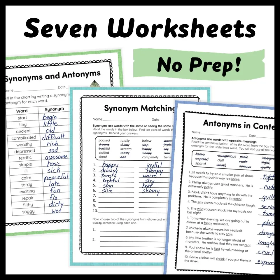 thanksgiving synonyms and antonyms worksheet thanksgiving synonyms and antonyms worksheet