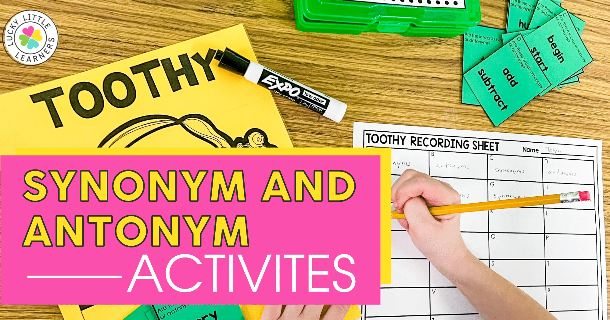 Synonyms And Antonyms Activities Synonyms And Antonyms Activities