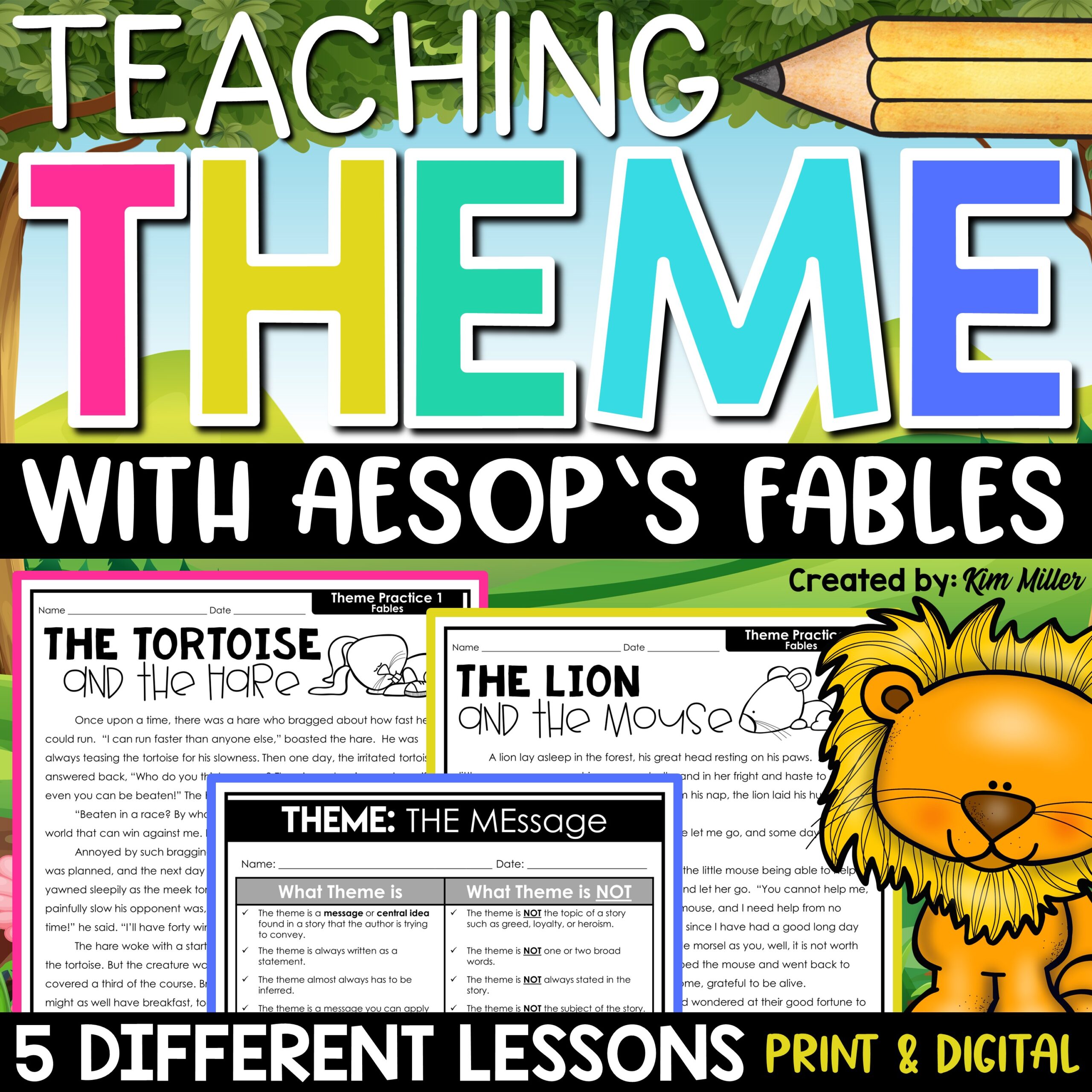 Teaching Theme With Aesops Fables