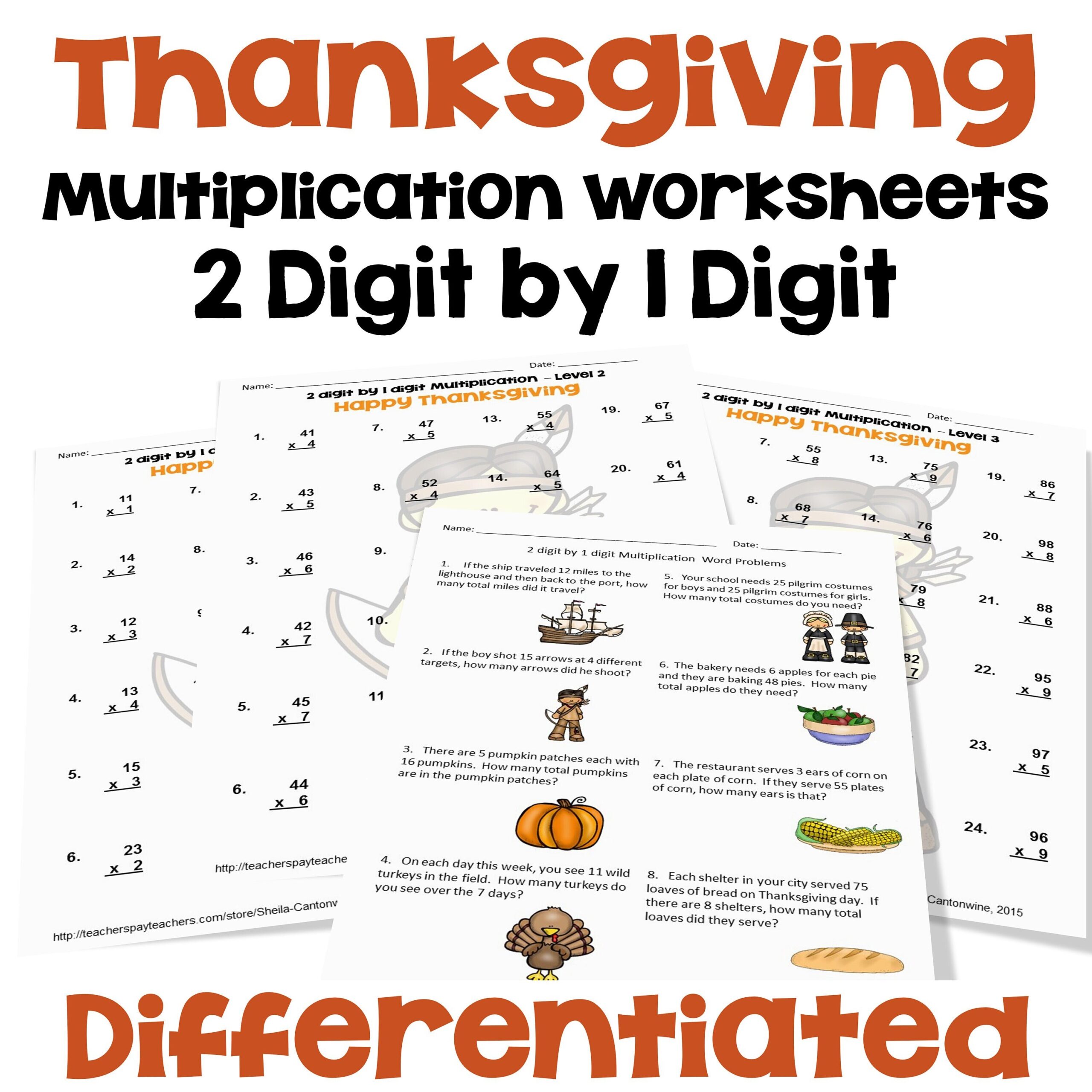 thanksgiving multiplication worksheets free printable thanksgiving multiplication worksheets free printable
