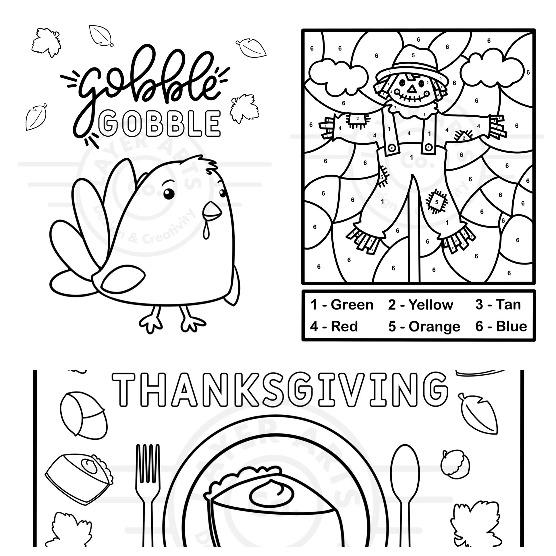 Thanksgiving Activity Sheets 10