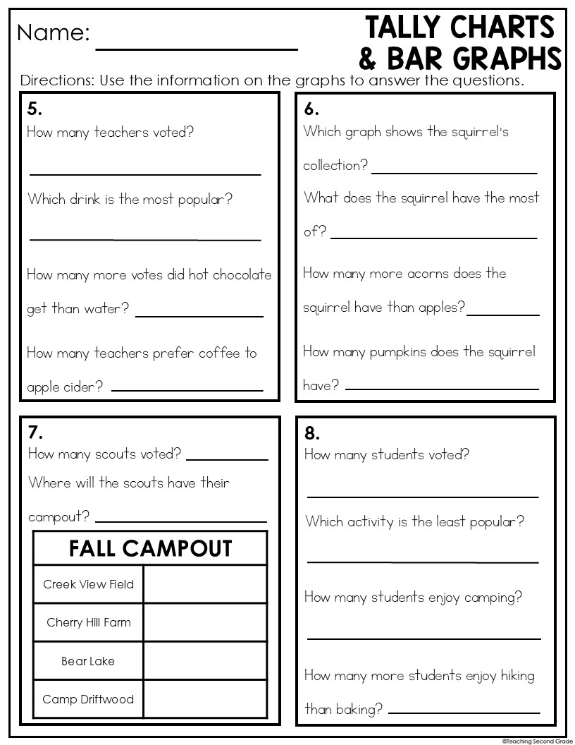 Thanksgiving Bar Graph Practice Center Recording Worksheet 2nd Game Fall Thanksgiving Bar Graph Practice Center Recording Worksheet 2nd Game Fall