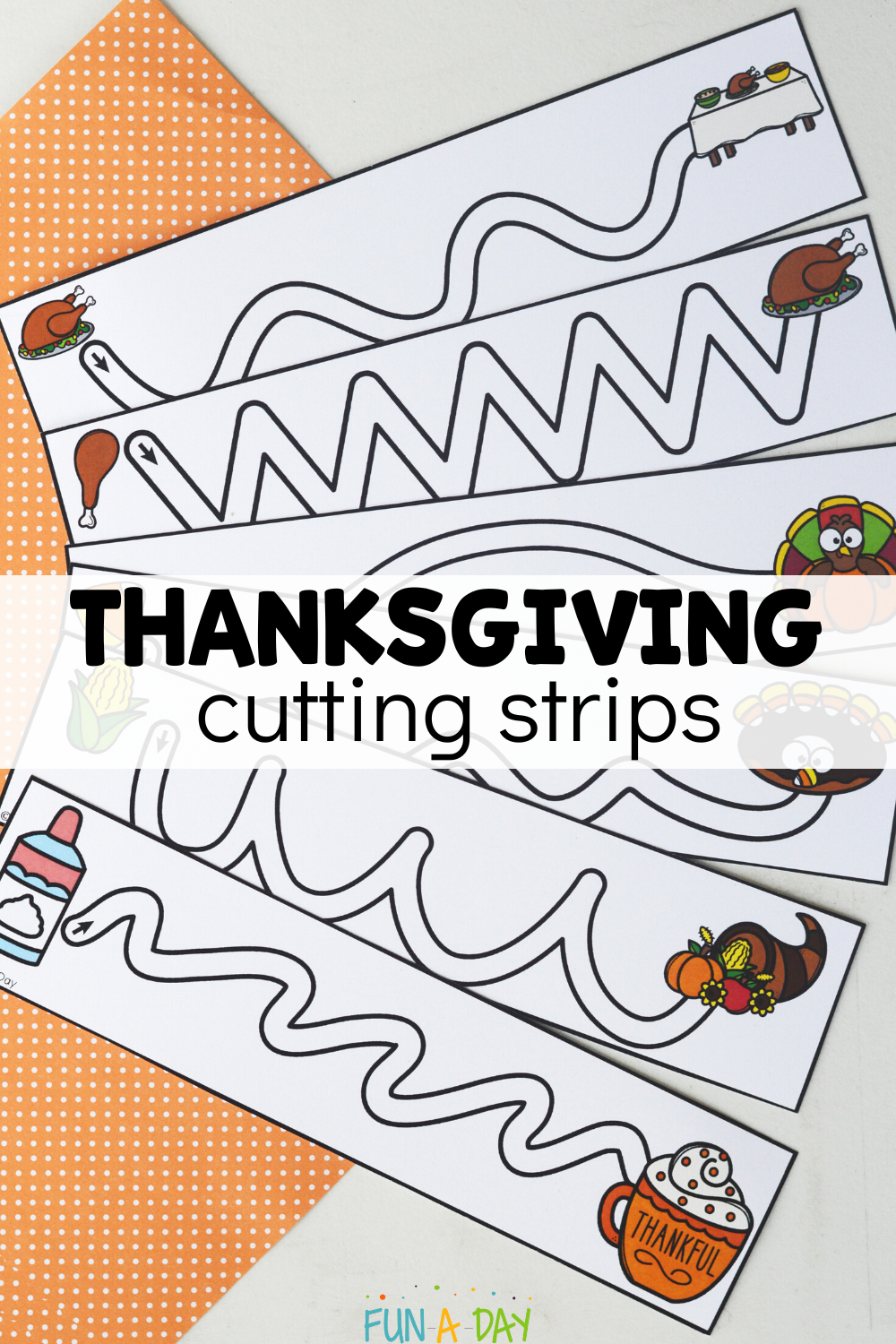 Thanksgiving Cutting Strips Thanksgiving Cutting Strips