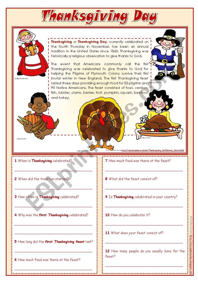 free thanksgiving reading comprehension worksheets free thanksgiving reading comprehension worksheets