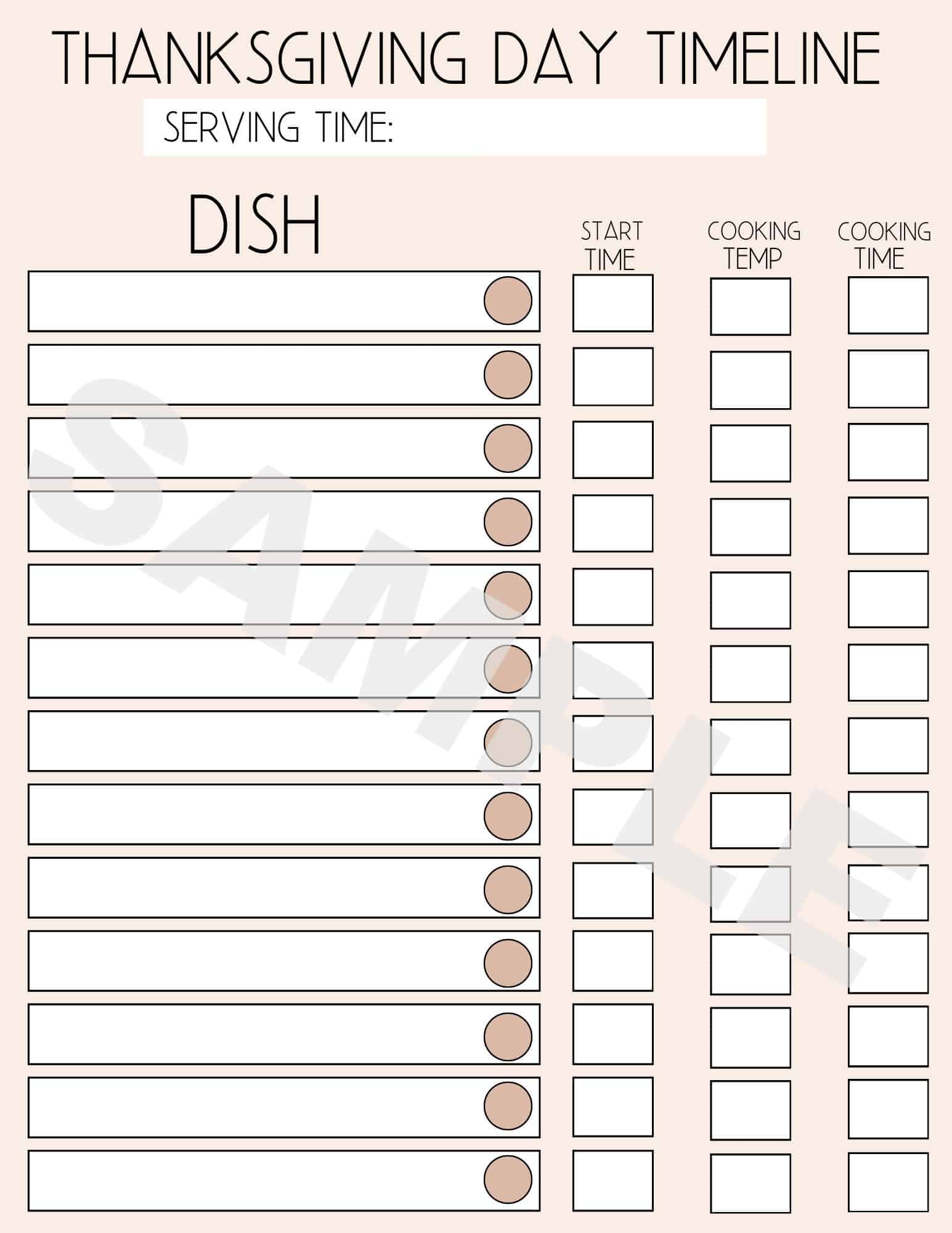 Thanksgiving Day Timeline Worksheet Thanksgiving Day Timeline Worksheet