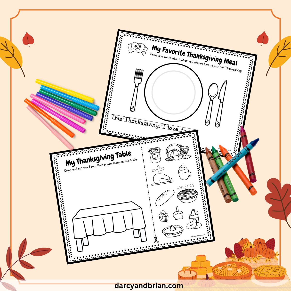 Thanksgiving Food Worksheet Thanksgiving Food Worksheet