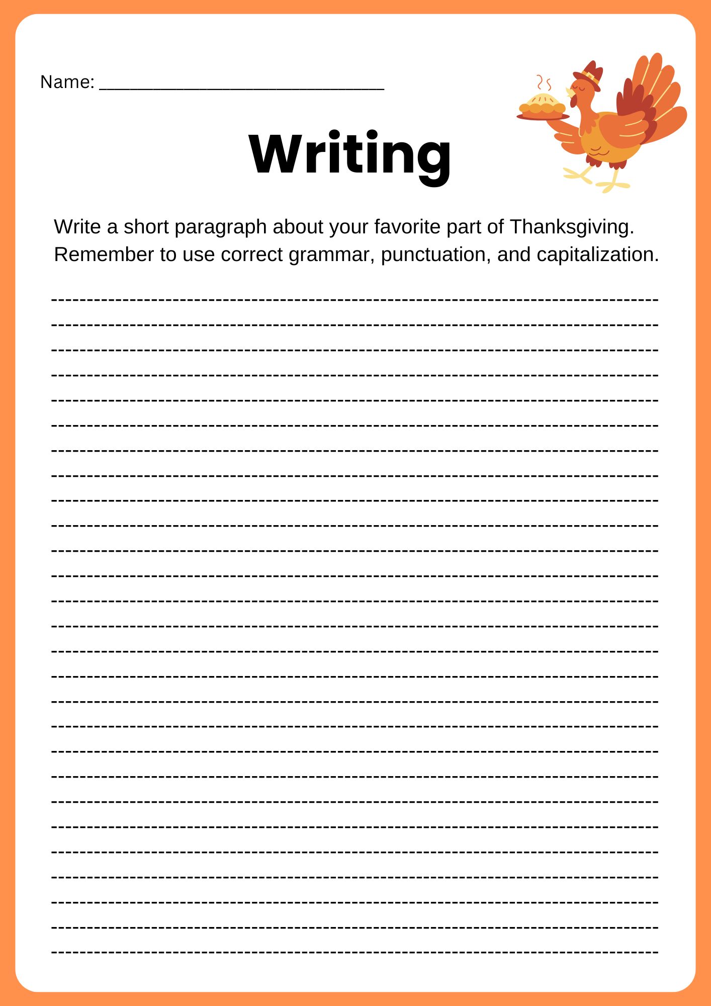 Thanksgiving Grammar Worksheets Grammar Practice Thanksgiving Grammar Worksheets Grammar Practice