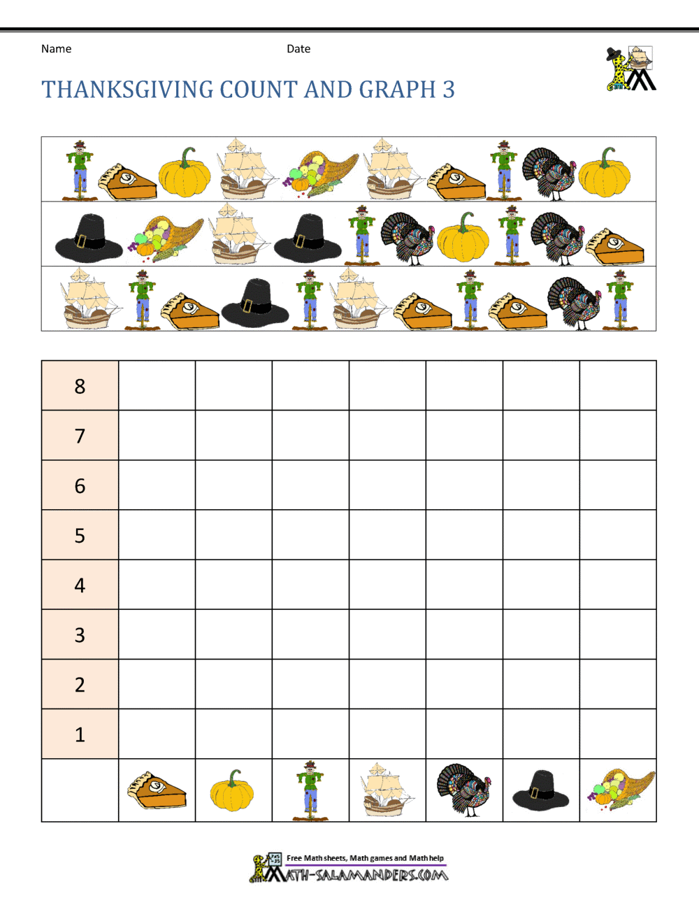 thanksgiving graphing worksheets thanksgiving graphing worksheets