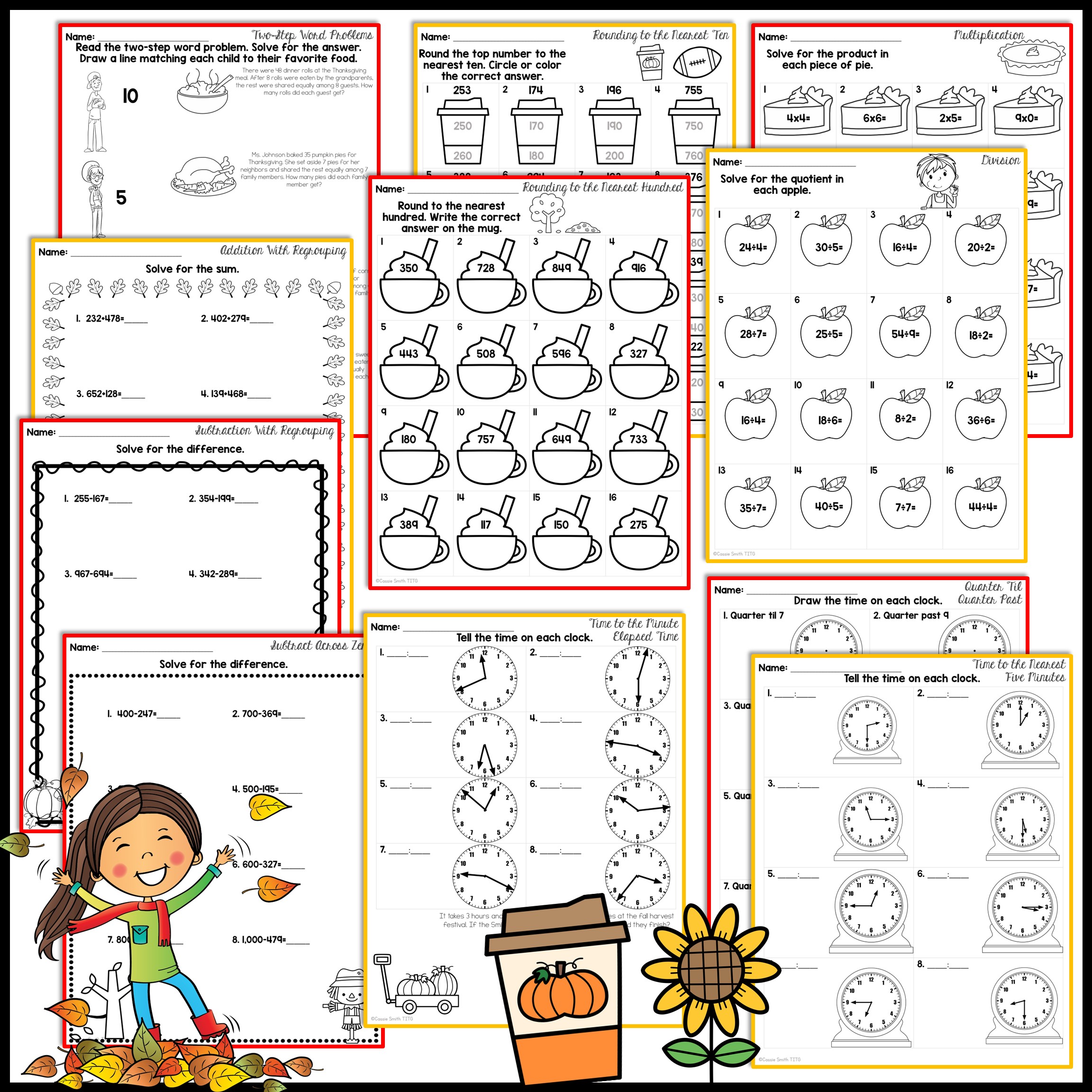 thanksgiving math worksheets 3rd grade thanksgiving math worksheets 3rd grade