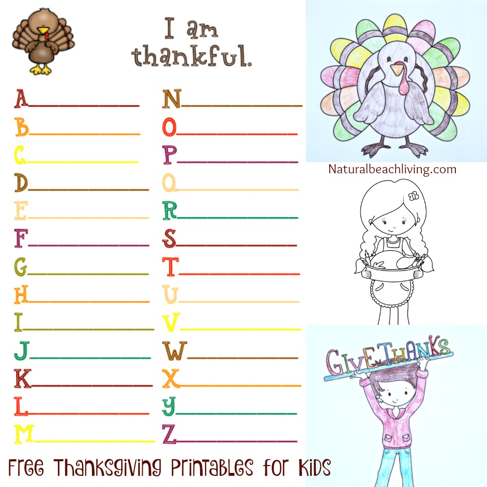 Thanksgiving Printables For Kids Thanksgiving Printables For Kids
