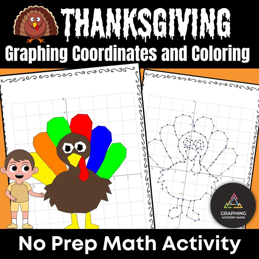 Thanksgiving Turkey Graphing Math Thanksgiving Turkey Graphing Math