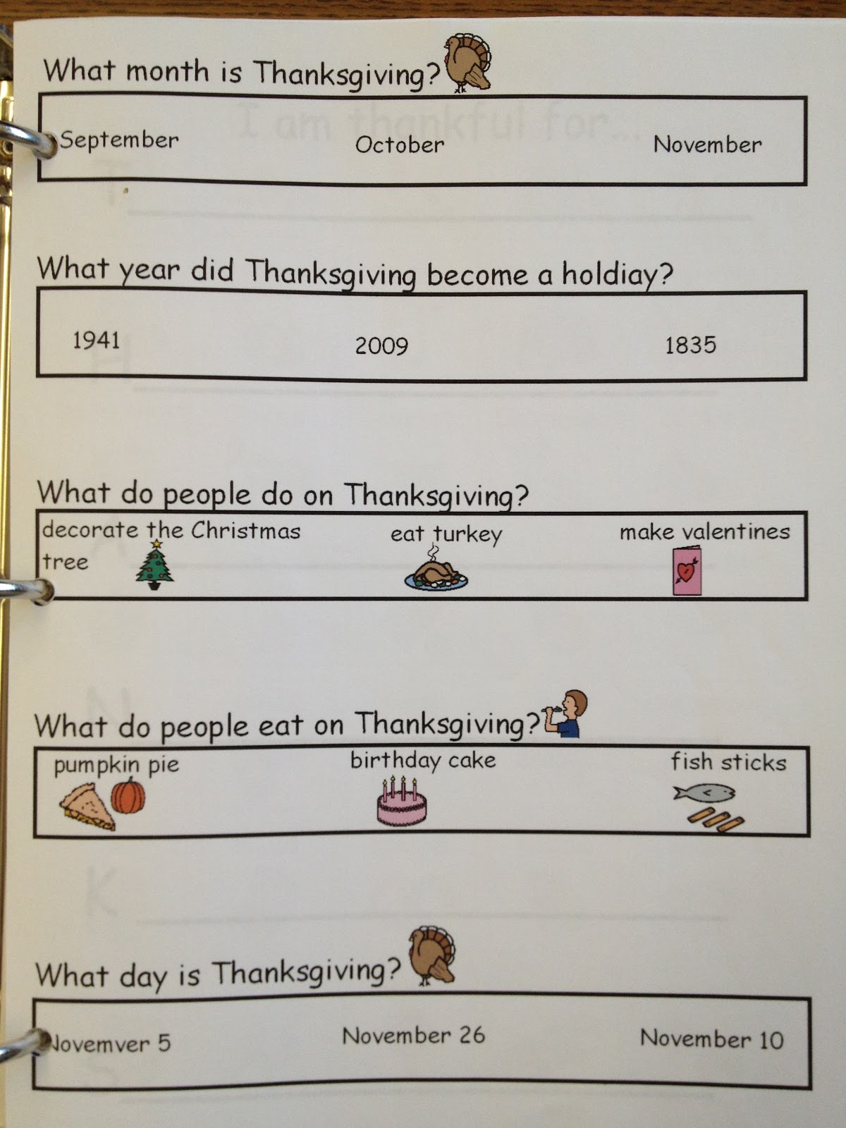 thanksgiving comprehension worksheets thanksgiving comprehension worksheets