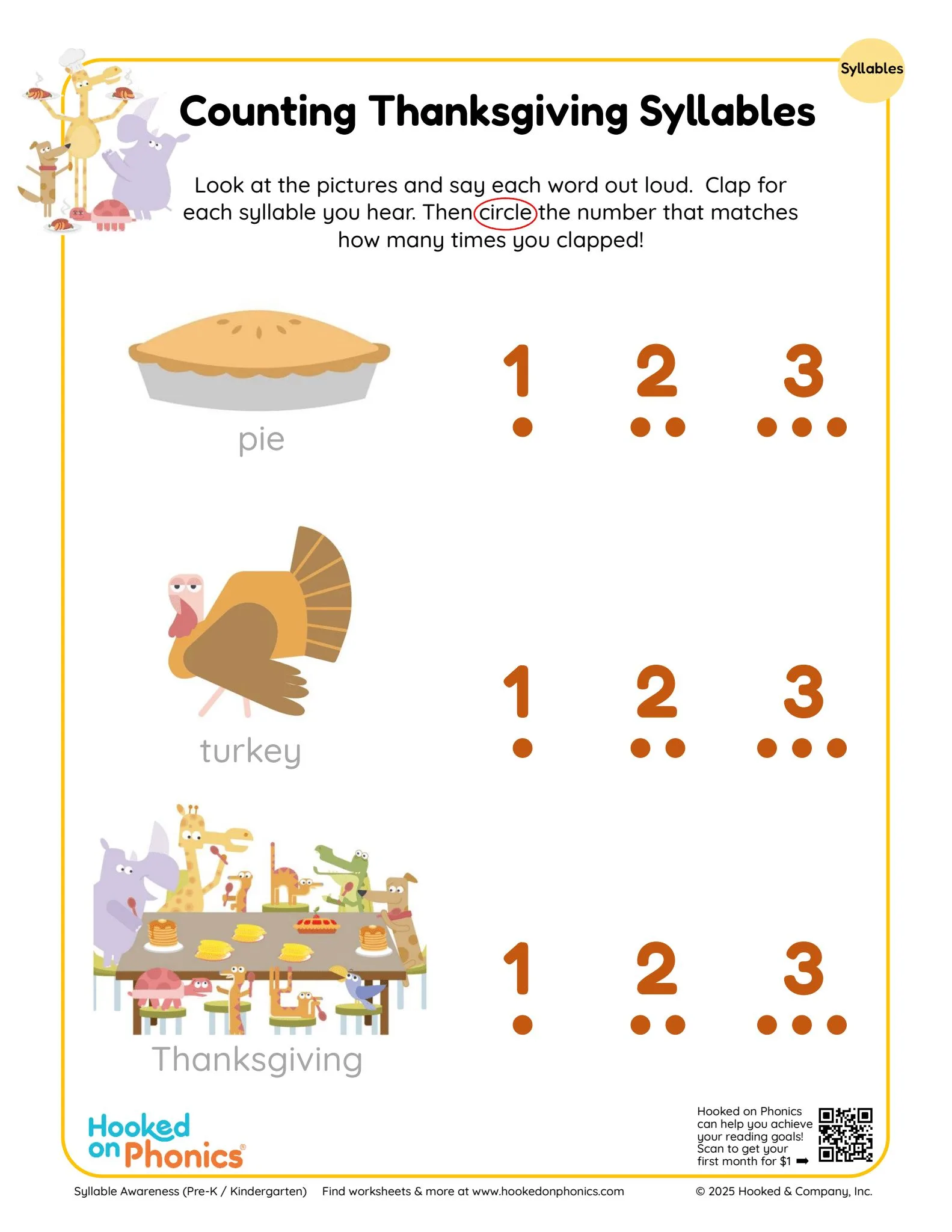 first grade thanksgiving worksheets