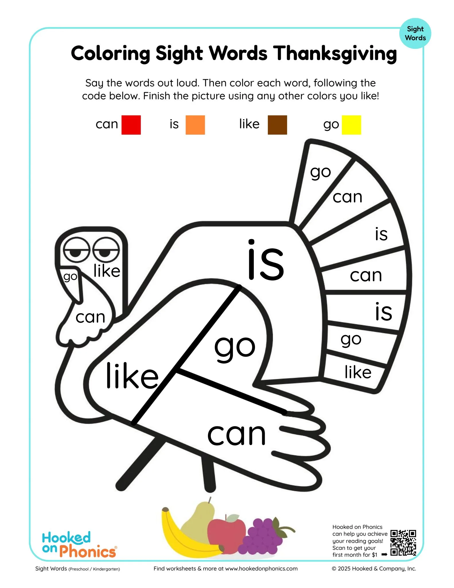Thanksgiving Worksheets