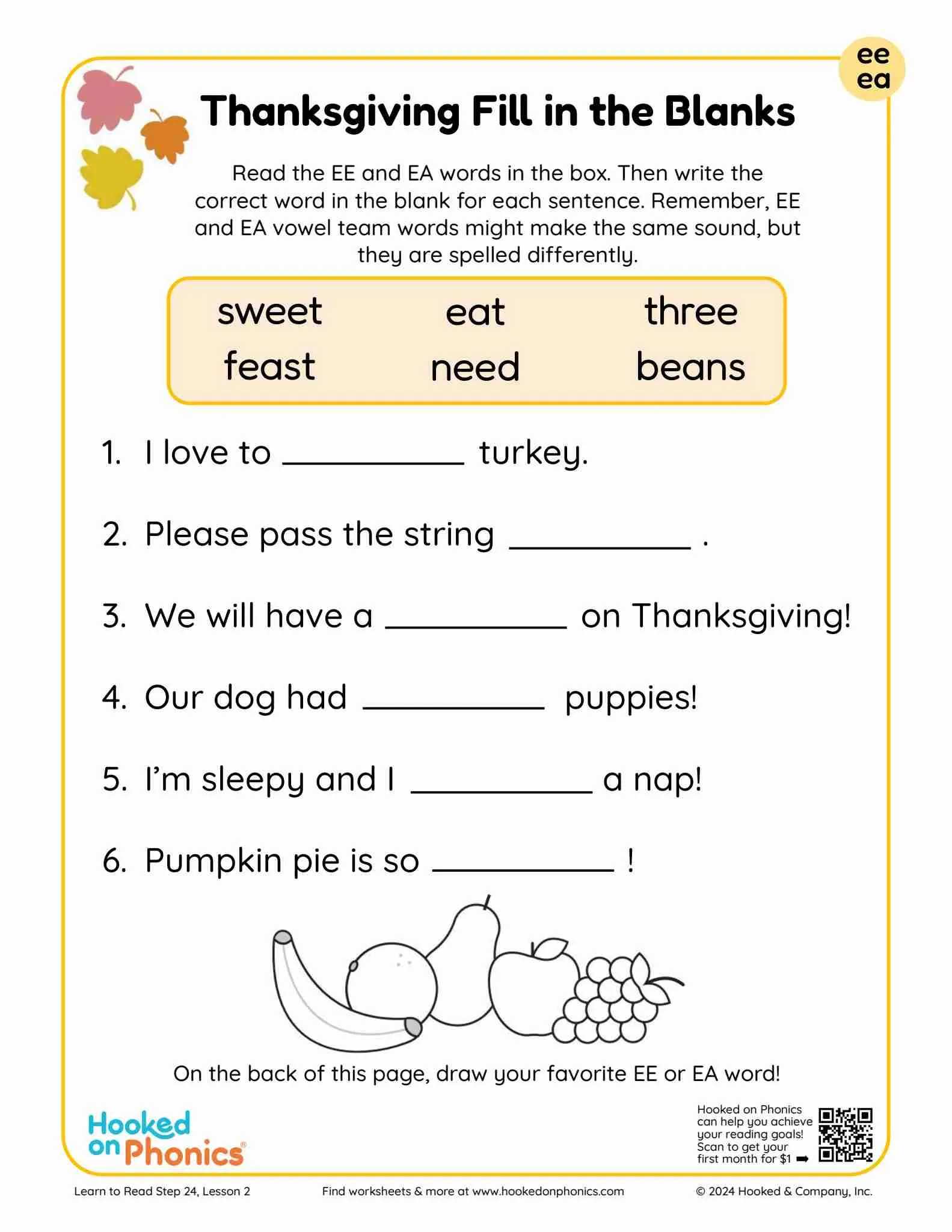 Thanksgiving Worksheets