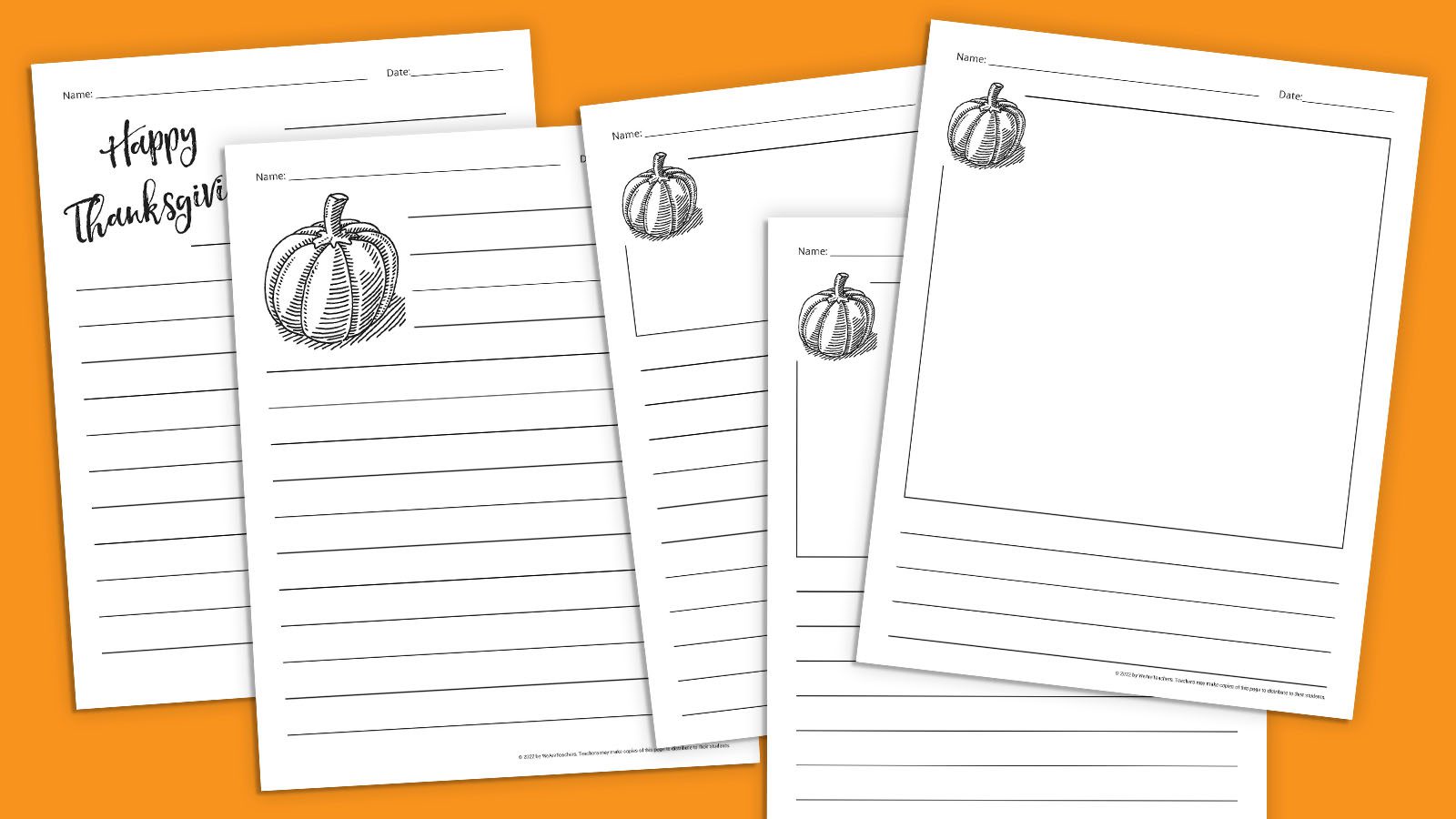 Thanksgiving Writing Paper Prompts Thanksgiving Writing Paper Prompts