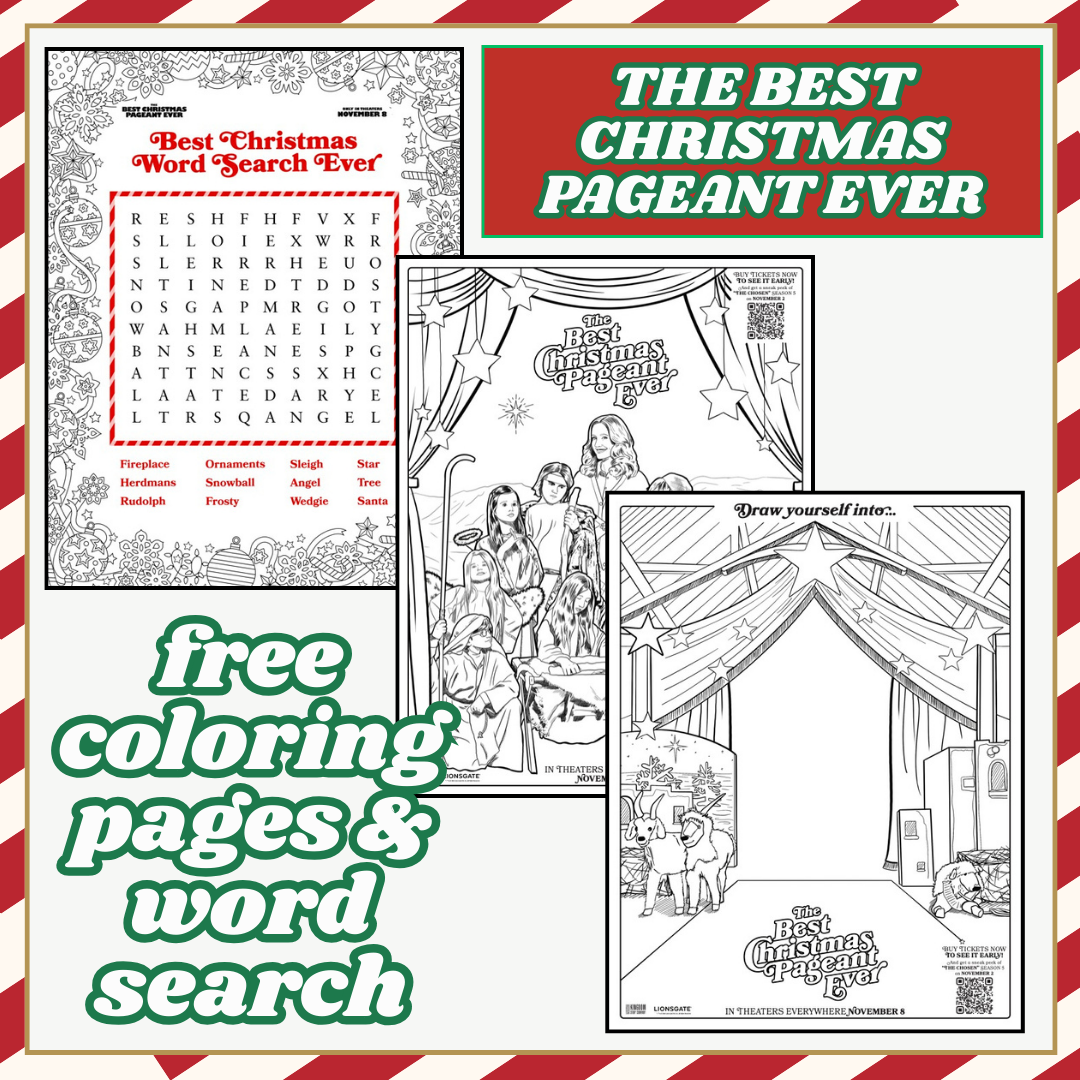 The Best Christmas Pageant Ever Coloring Page The Best Christmas Pageant Ever Coloring Page