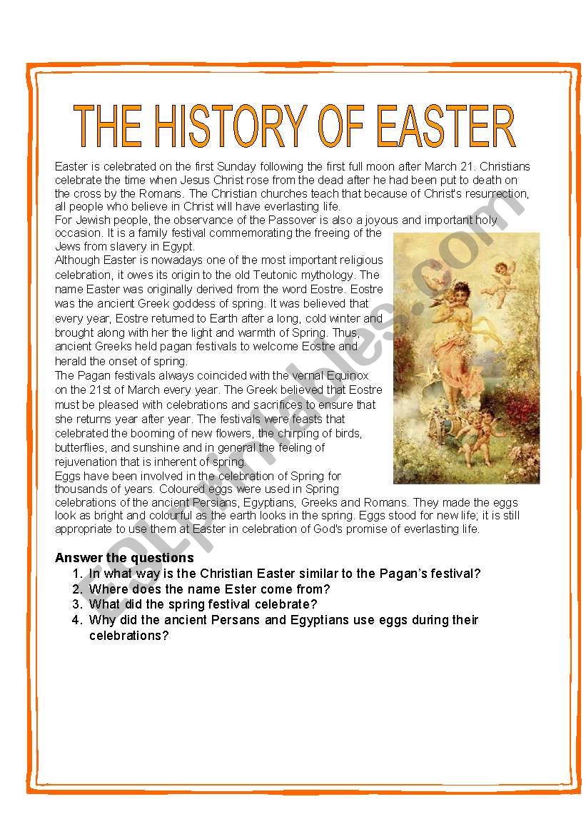 THE HISTORY OF EASTER 192135