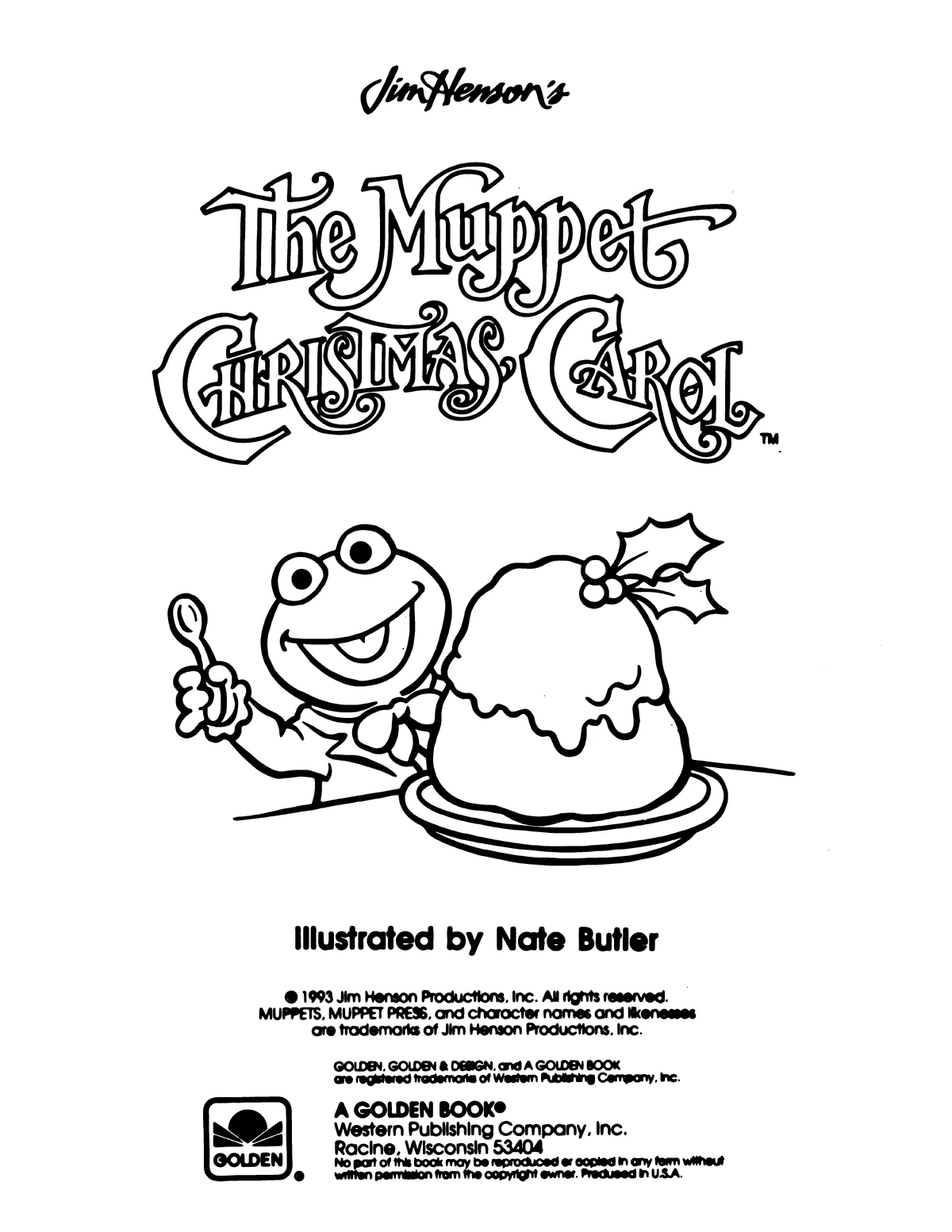 The Muppet Christmas Carol coloring Book The Muppet Christmas Carol coloring Book