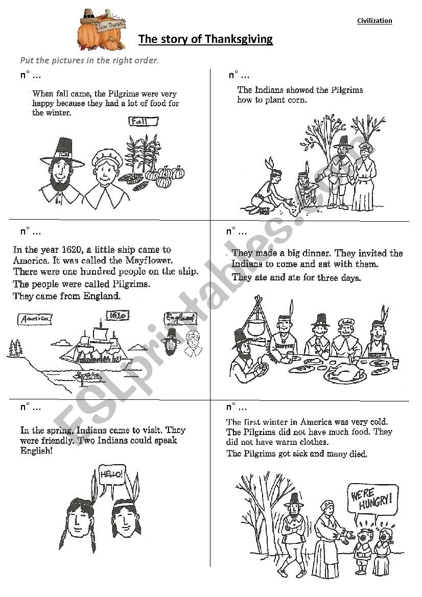 The Story Of Thanksgiving 912419 The Story Of Thanksgiving 912419
