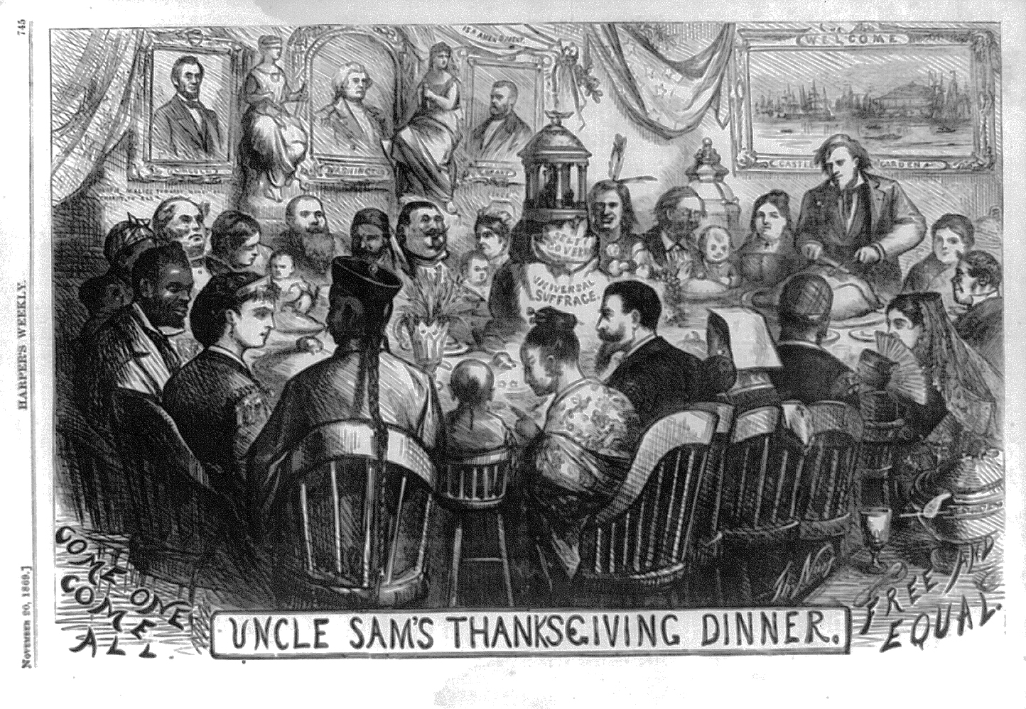Uncle Sams Thanksgiving Dinner Two Coasts Two Perspectives