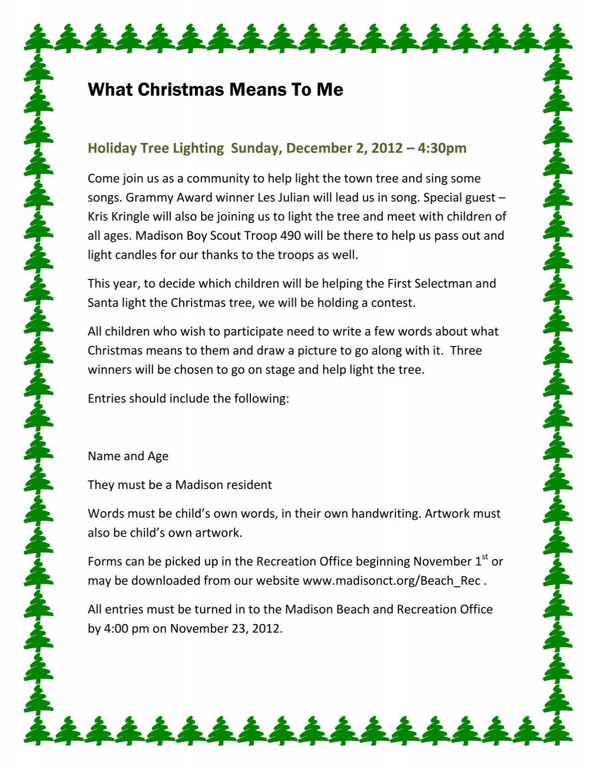 What Christmas Means To Me What Christmas Means To Me