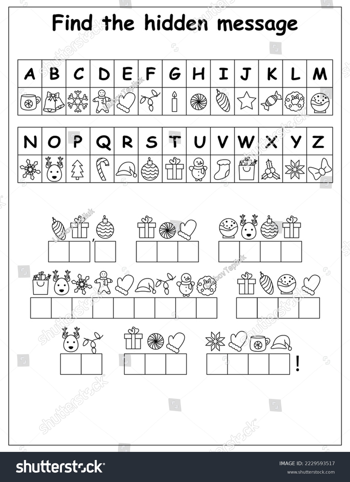 christmas hidden picture worksheets christmas hidden picture worksheets