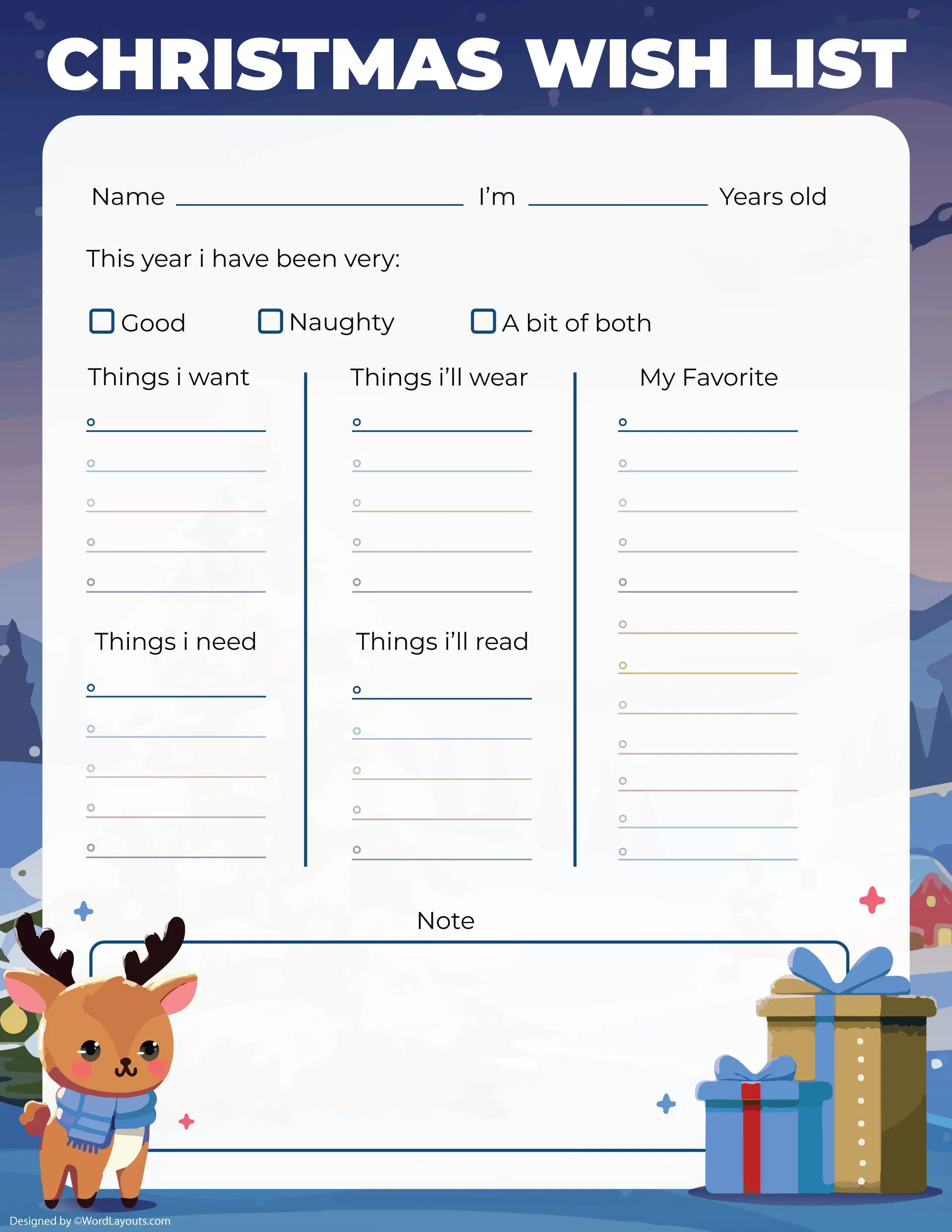 christmas list worksheet christmas list worksheet